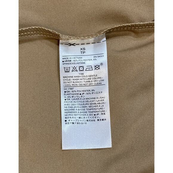 Banana Republic Satin Slip Dress Beige Size XS - Picture 7 of 7